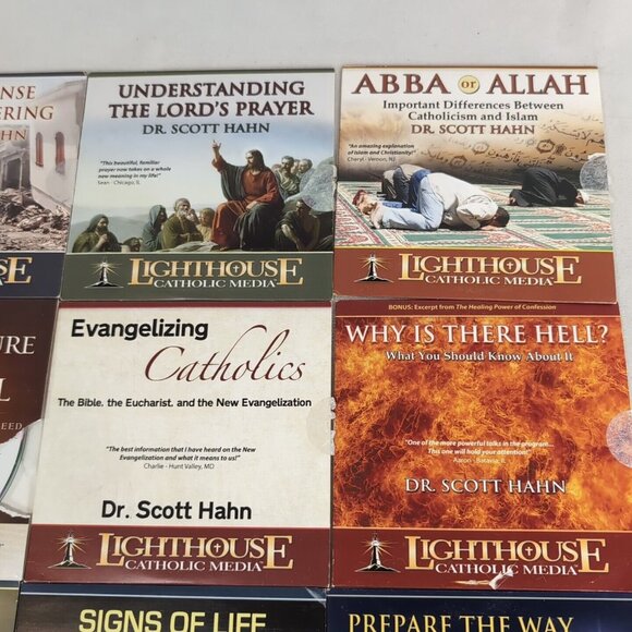 Dr. Scott Hahn Lighthouse Catholic Media CD 9 Lot Advent Jesus Mary Hell ABBA - Picture 4 of 13